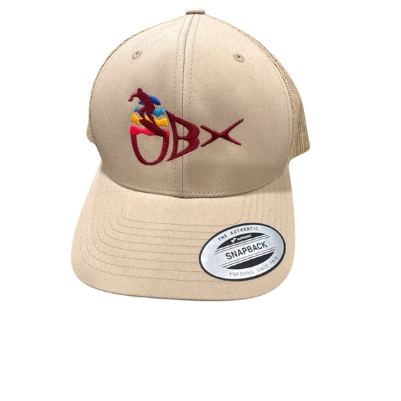 OBX Outter Banks Other - NWOT Outer Banks OBX Khaki Trucker Snapback Adjustable OSFA Hat
